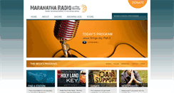 Desktop Screenshot of maranatharadio.com